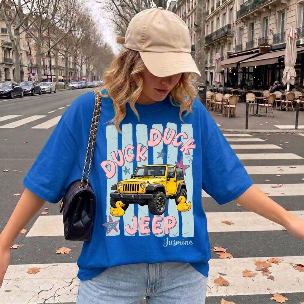 Duck Duck Jeep Personalized T-Shirt