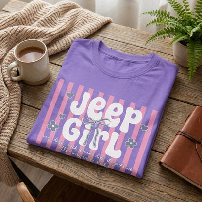 Adorable Jeep Girl T-Shirt