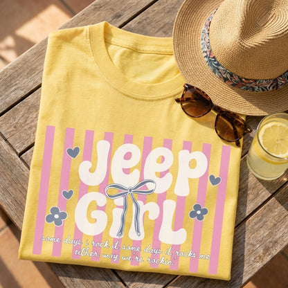 Adorable Jeep Girl T-Shirt