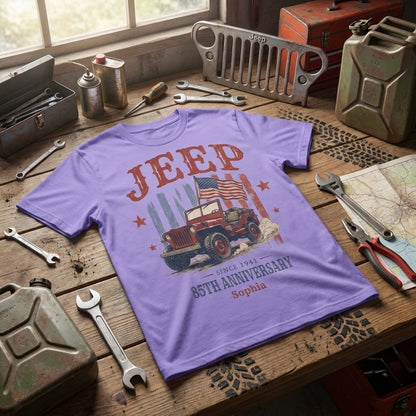 Jeep 85th Anniversary V5 Personalized T-Shirt