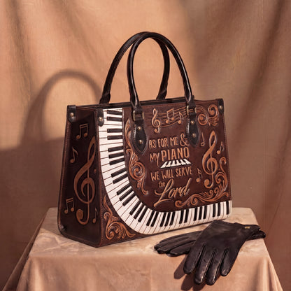 Me & My Piano Leather Bag + Free Wallet