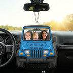 Drive Safe Daddy/Mommy V2 Personalized Acrylic Car Hanging
