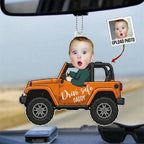 Drive Safe Daddy/Mommy Personalized Acrylic Car Hanging