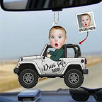 Drive Safe Daddy/Mommy Personalized Acrylic Car Hanging