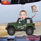 Drive Safe Daddy/Mommy Personalized Acrylic Car Hanging