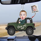 Drive Safe Daddy/Mommy Personalized Acrylic Car Hanging
