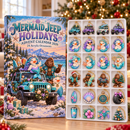 Mermaid Jeep Holiday Advent Calendar