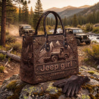 Jeep Girl Personalized Leather Bag