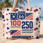 [Free delivery] Route 66 100 Years Anniversary Beach Bag
