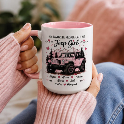 My Favorite People Call Me Jeep Girl Personalized Collection