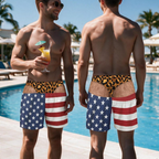 Funny Men's Beach Shorts