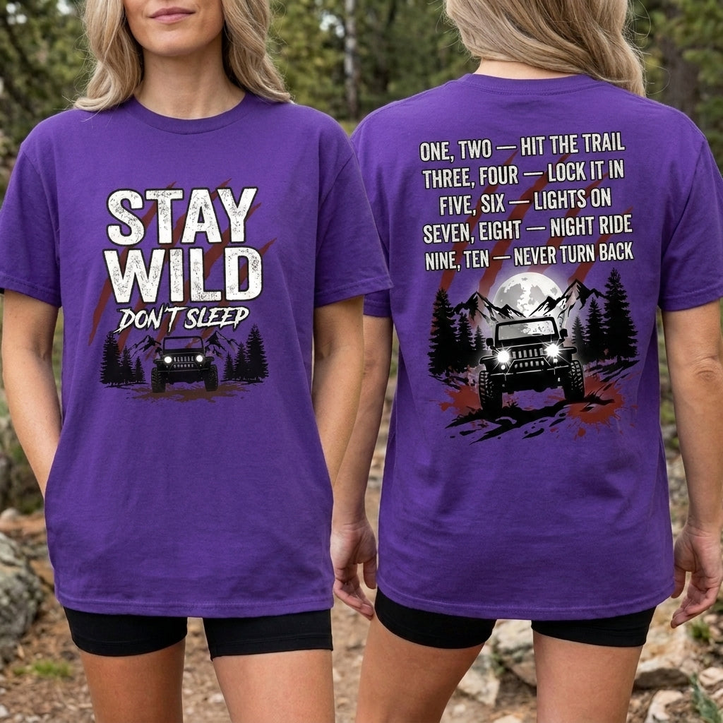 Stay Wild Don't Sleep Hoodie