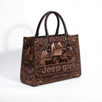 Jeep Girl Personalized Leather Bag