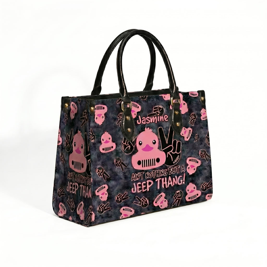 [Free delivery] Jeep Thang Personalized Leather Bag
