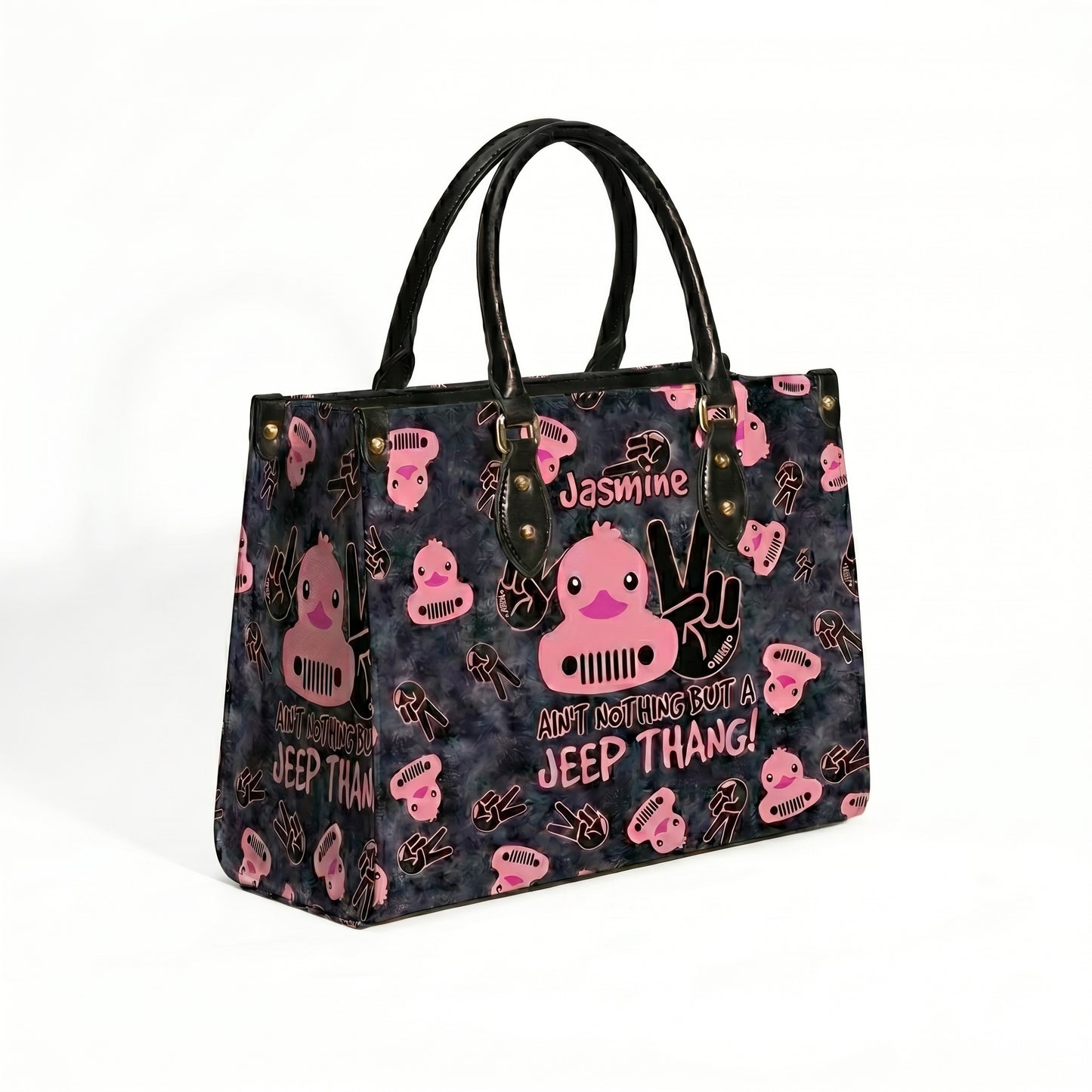 [Free delivery] Jeep Thang Personalized Leather Bag