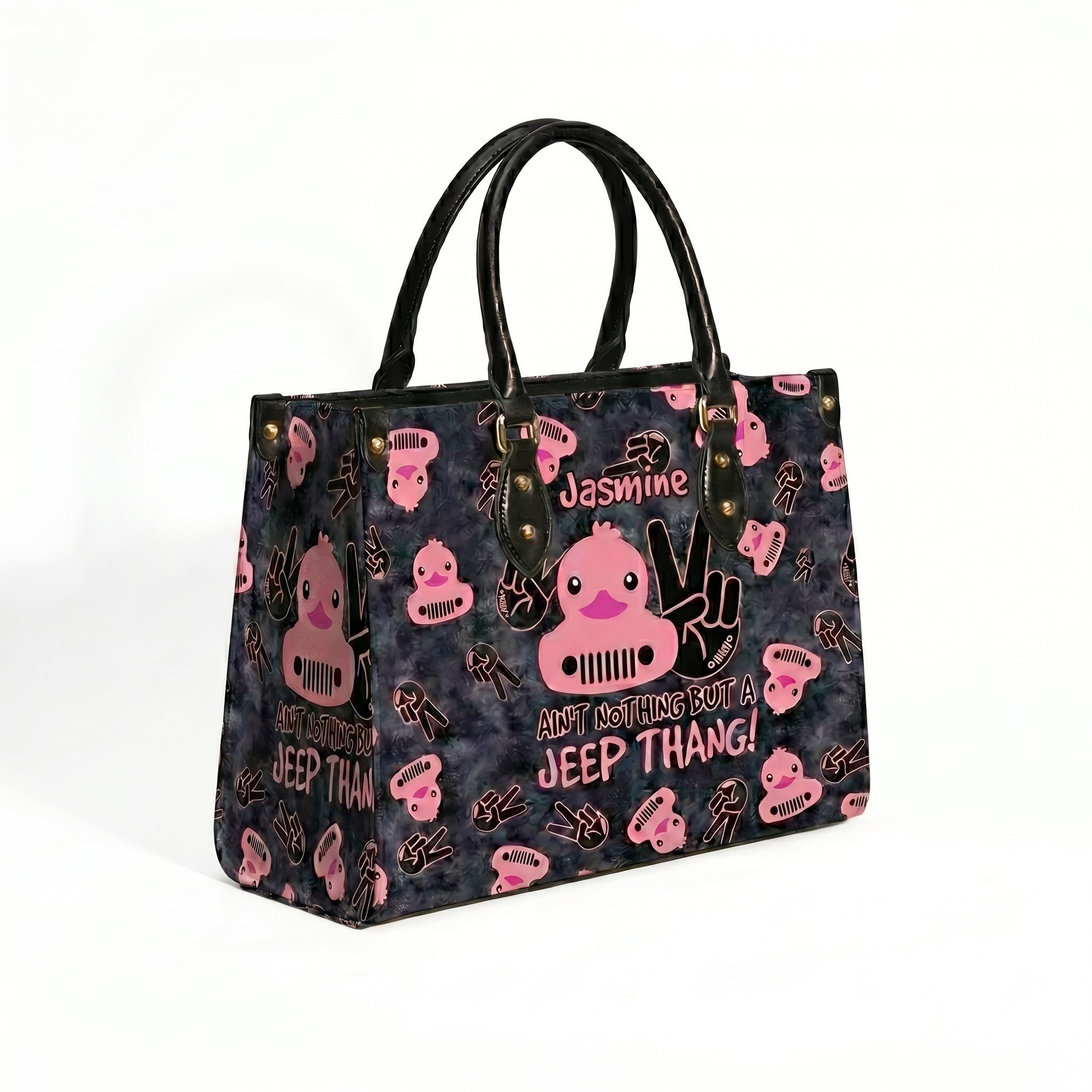 [Free delivery] Jeep Thang Personalized Leather Bag
