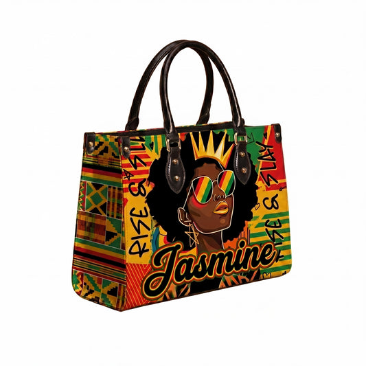 Rise And Slay Personalized Leather Bag