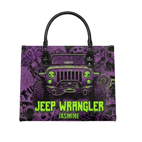Jeep Wrangler Personalized Leather Bag + Free Wallet