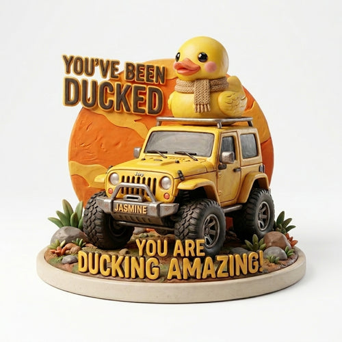 You've Been Ducked Personalized Custom Acrylic Plaque