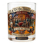 250th Anniversary America Personalized 11OZ Round Whiskey Glass