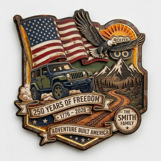 250 Years Of Freedom Personalized Custom Door Sign