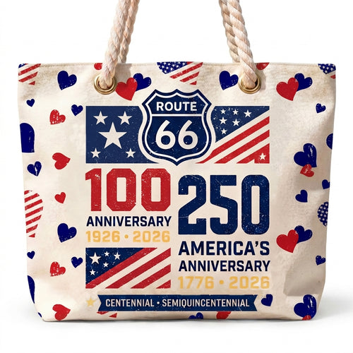Route 66 100 Years Anniversary Beach Bag