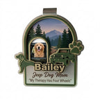 My Therapy Has Four Wheels Personalized Acrylic Car Visor Clip