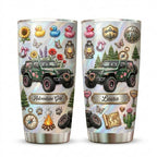 Jeep Life Beautiful Life Personalized Tumbler 20oz
