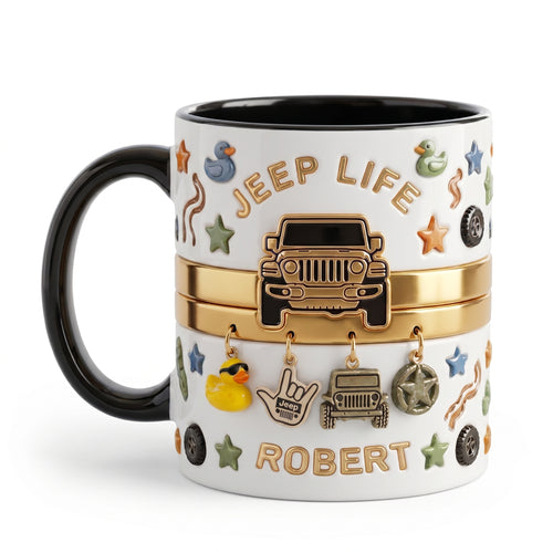 Jeep Life Personalized Coffee Mug
