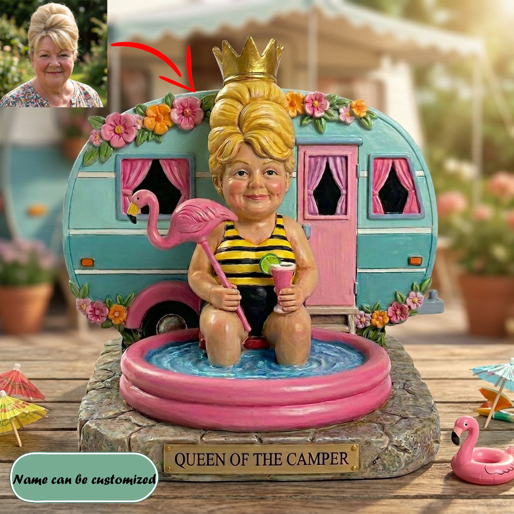 Custom Cute Camping Lover From Photo Personalized Custom Acrylic Plaque