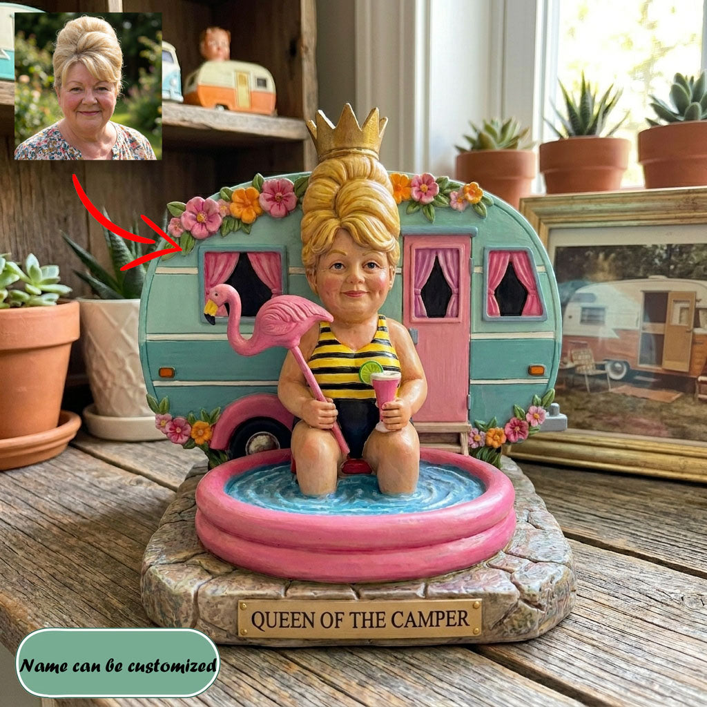 Custom Cute Camping Lover From Photo Personalized Custom Acrylic Plaque