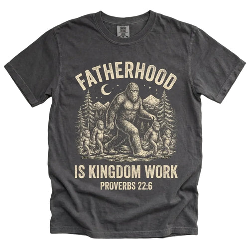 Fatherhood Is Kingdom Work Personalized T-Shirt