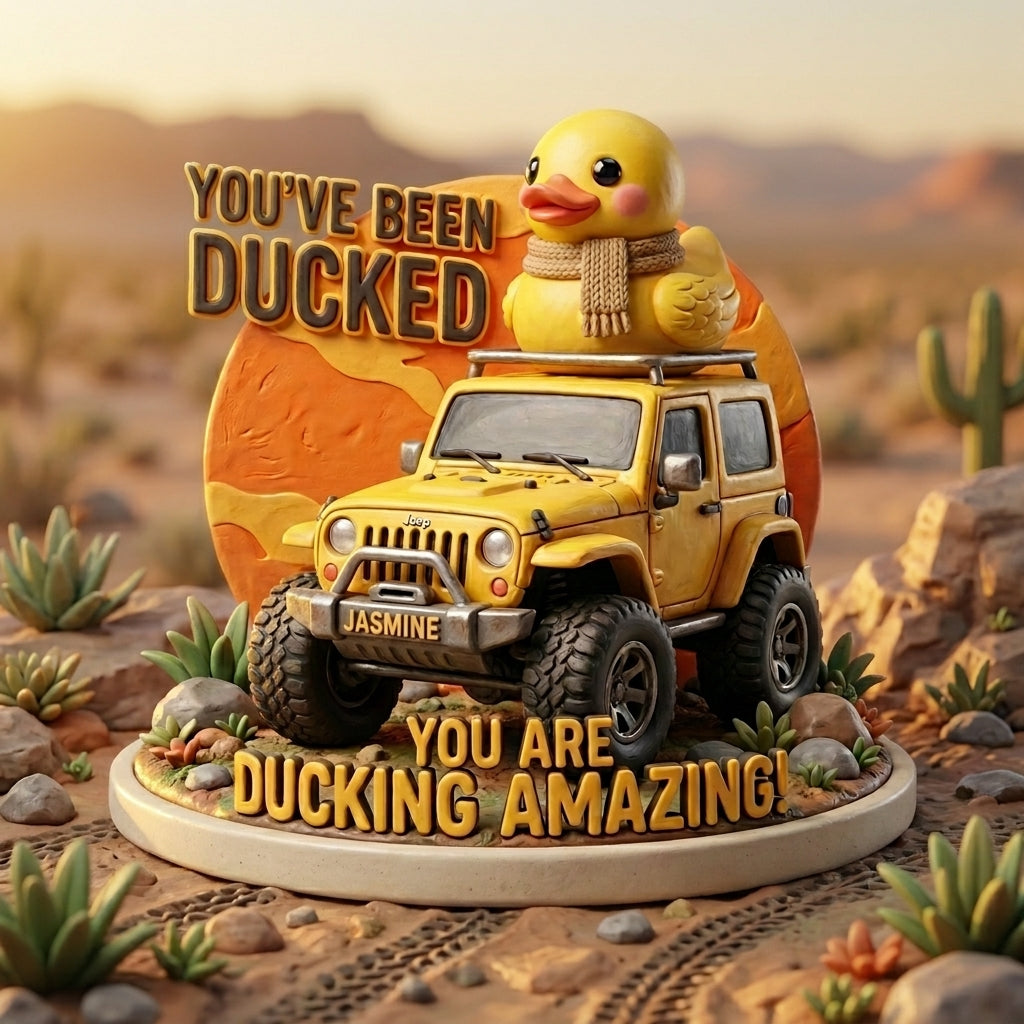 You've Been Ducked Personalized Custom Acrylic Plaque