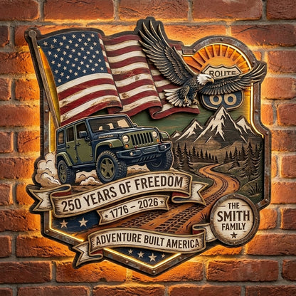 250 Years Of Freedom Personalized Custom Door Sign
