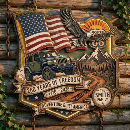 250 Years Of Freedom Personalized Custom Door Sign