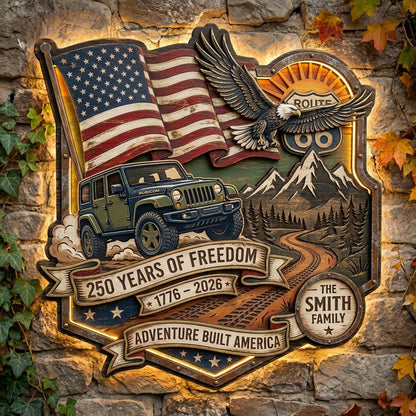 250 Years Of Freedom Personalized Custom Door Sign