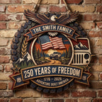 Adventure Built America Personalized Custom Door Sign