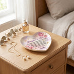 To My Daughter-in-Law Ceramic Ring Dish-Heart