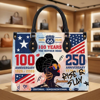 The Mother Road Personalized Leather Bag