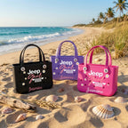 Jeep Girl Personalized Rubber Tote Bag