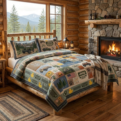 Jeep Collection Personalized Quilted Bedding Set