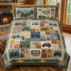 Jeep Collection Personalized Quilted Bedding Set