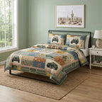 Jeep Girl Quilted Bedding Set