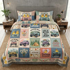 Ducking Awesome Personalized Quilted Bedding Set