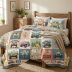 Ducking Awesome Personalized Quilted Bedding Set