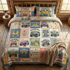 Ducking Awesome Personalized Quilted Bedding Set