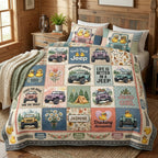 Ducking Awesome Personalized Quilted Bedding Set