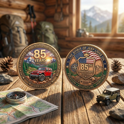 Jeep 85th Anniversary Commemorative Keepsake Coin