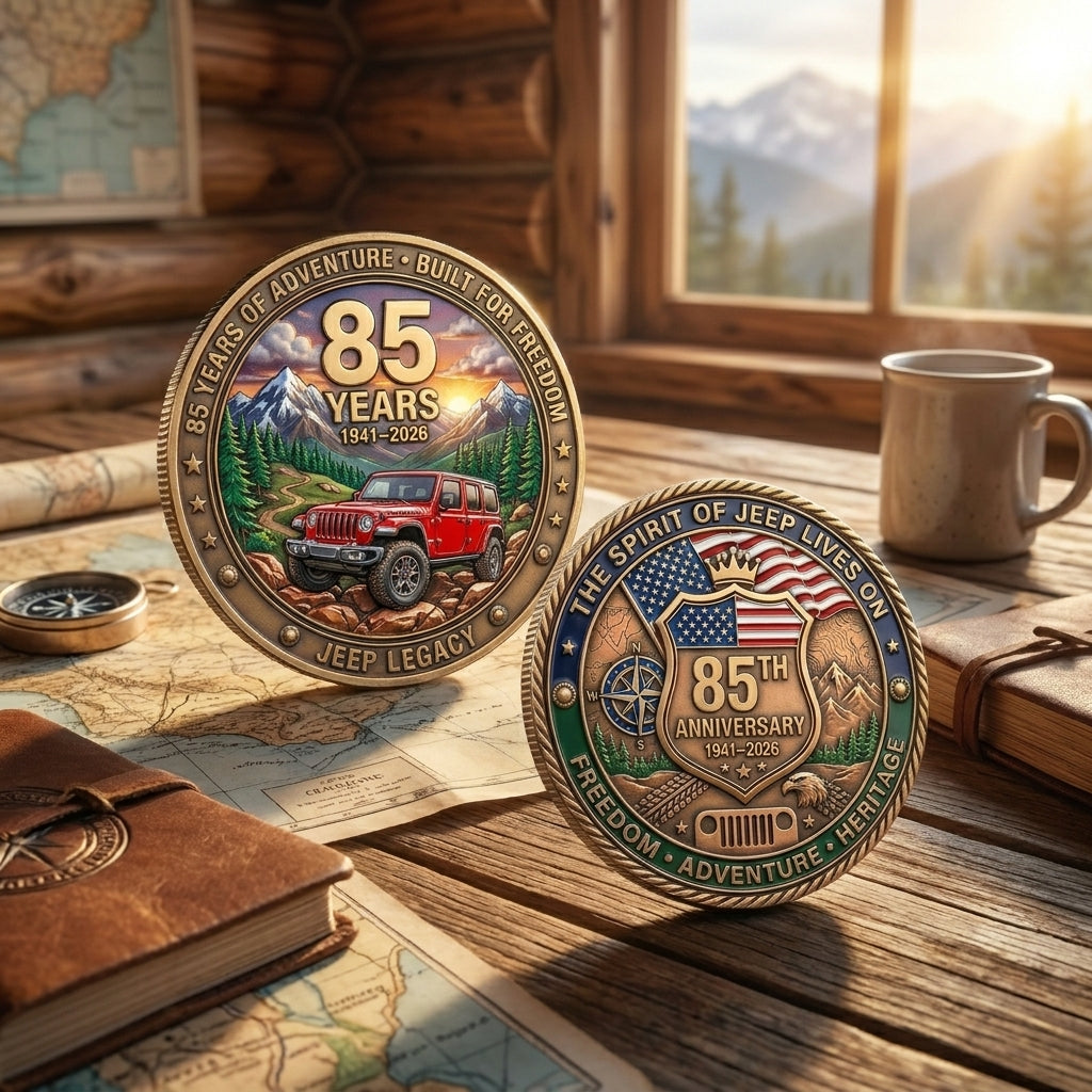 Jeep 85th Anniversary Commemorative Keepsake Coin
