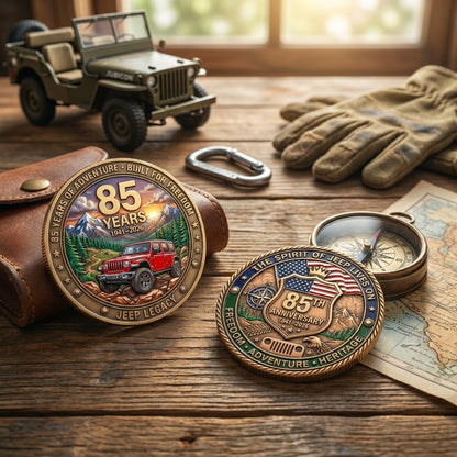 Jeep 85th Anniversary Commemorative Keepsake Coin